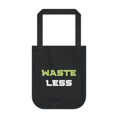 Waste Less Organic Canvas Tote Bag