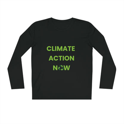 Climate Action Now Men's Organic Sparker Long Sleeve Shirt