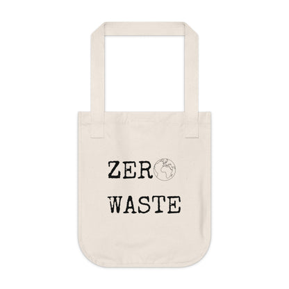 Zero Waste Organic Canvas Tote Bag