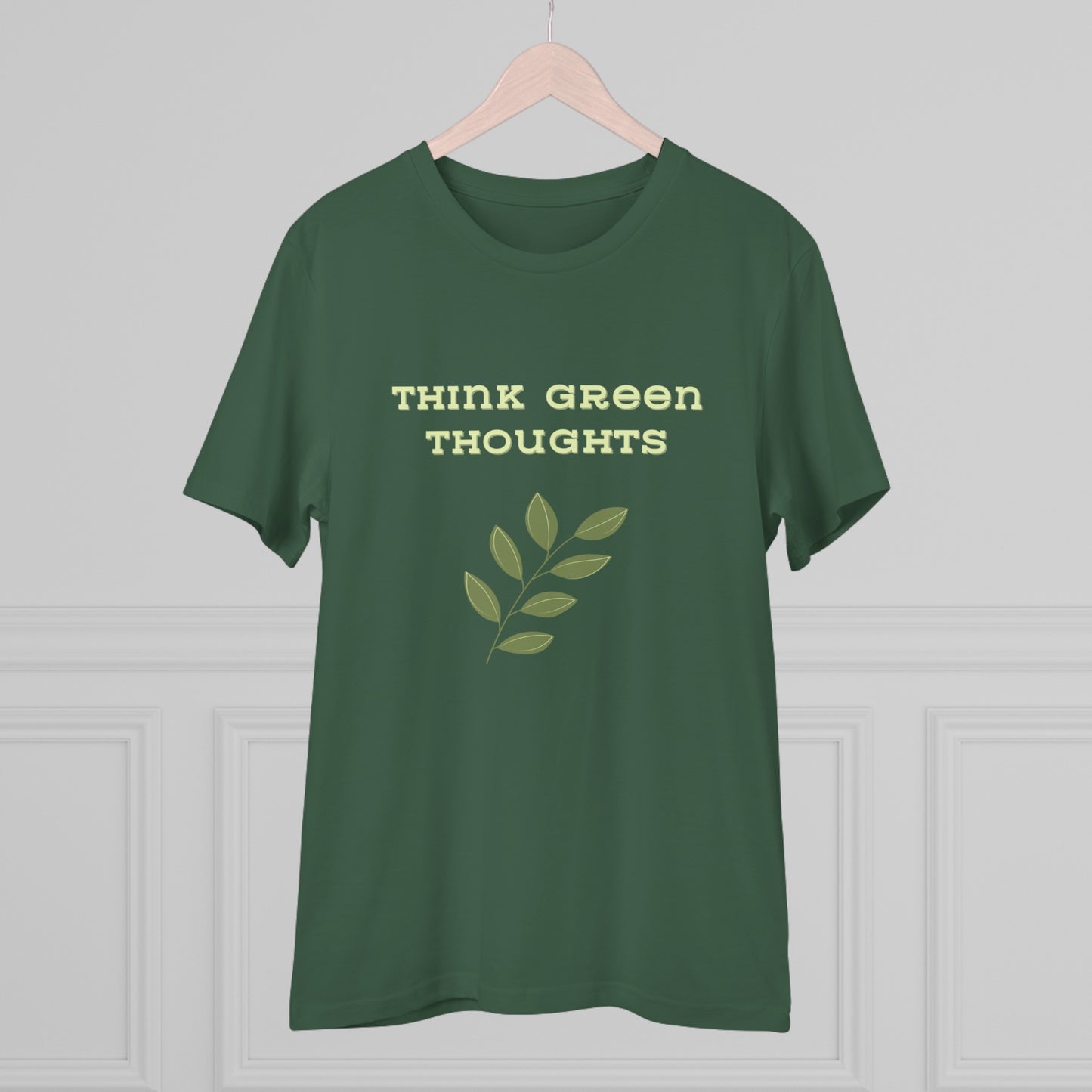 Think Green Thoughts Organic Creator T-shirt - Unisex