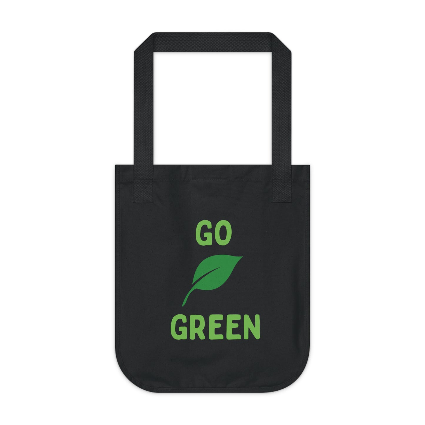 Go Green Organic Canvas Tote Bag